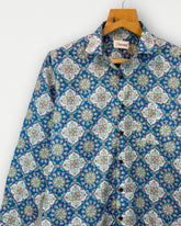 Serene Bloom - Pure Cotton Shirt - Pure Cotton Shirt - Jaipuri Crown